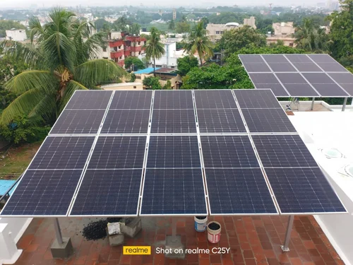 Solar array installation